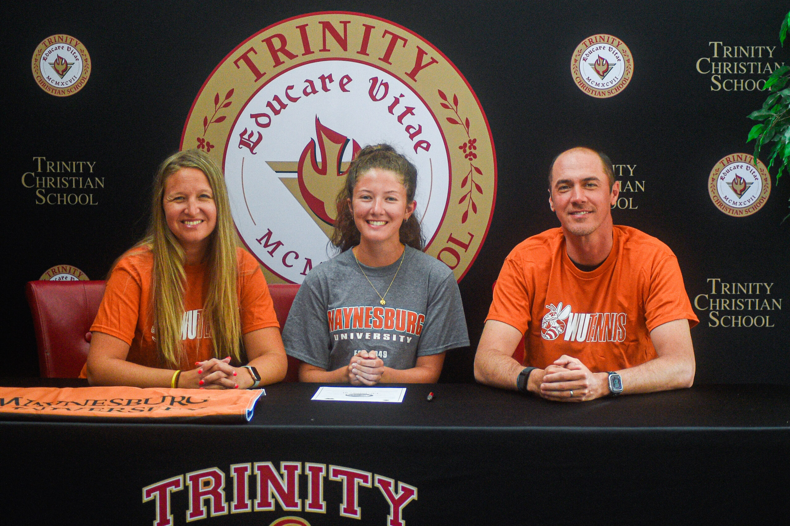 Trinity Christian School seniors secure academic, athletic futures on signing day Thursday afternoon